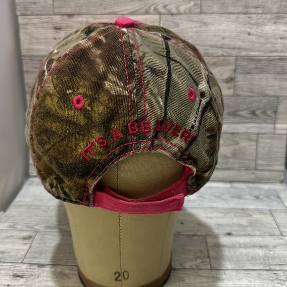 Bucees pink camouflage youth girls baseball cap hat - Picture 4 of 7